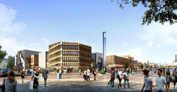 現代精美商業街區設計su模型素材 建筑模型模型大全 18641361