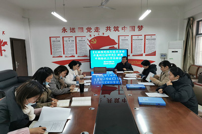 學(xué)研同行--滁州市龍蟠小學(xué)和名儒園幼兒園課題小組會